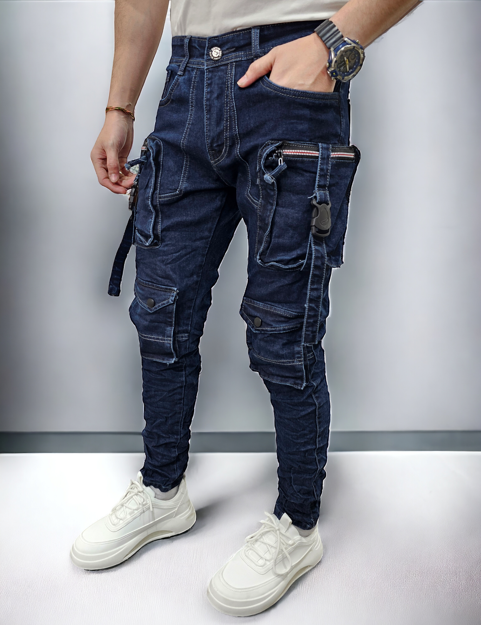 Pocket cargo jeans | MANGO
