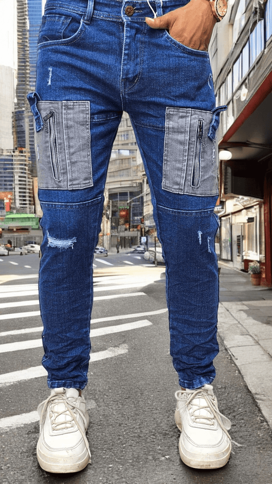 Slim Fit Ripped Jeans