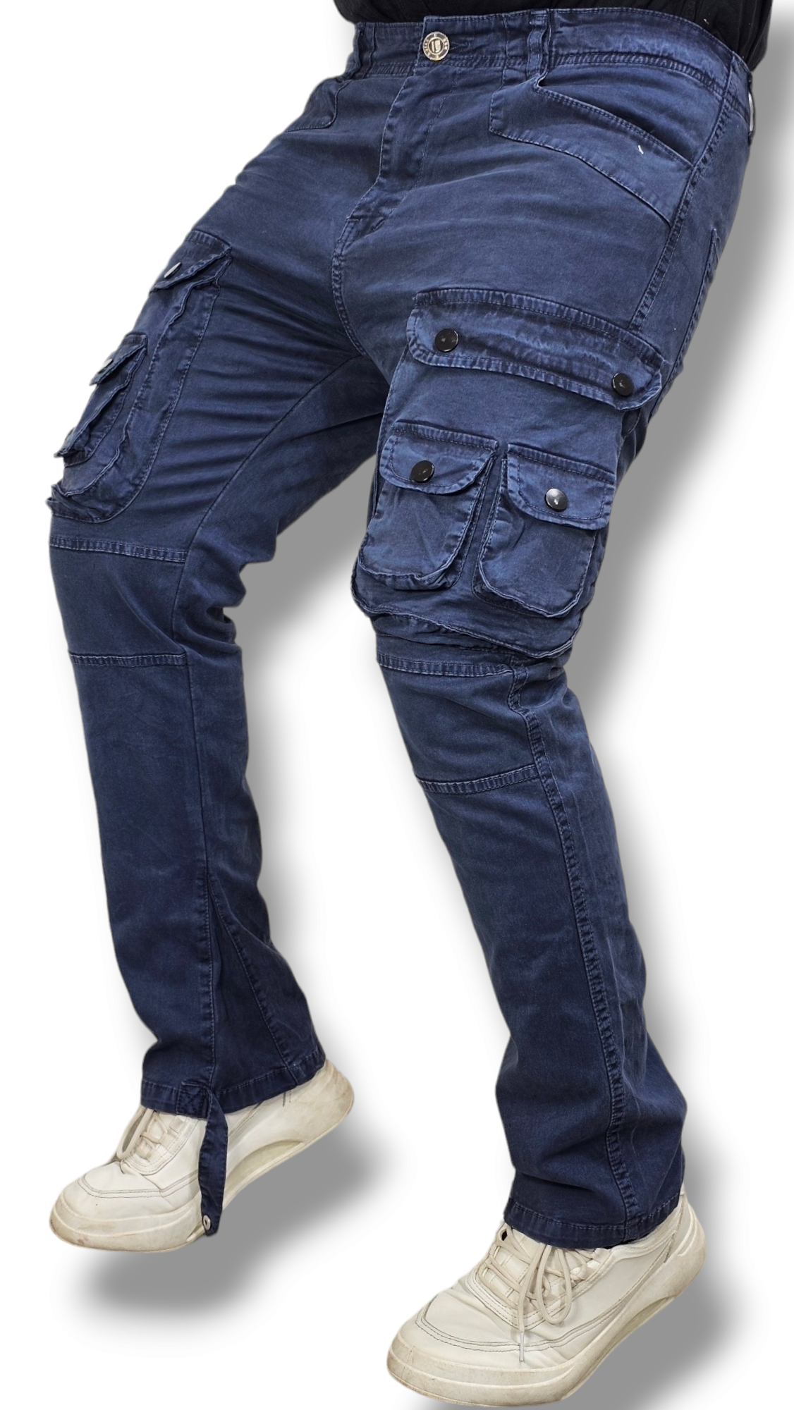  slim fit cargo pants with six pocket 