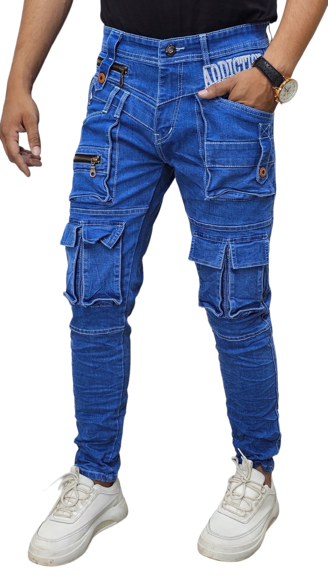 six pocket jeans for man